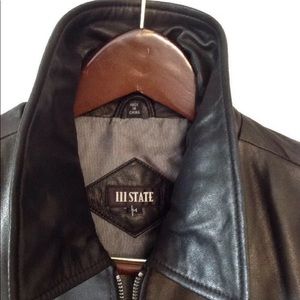 Women's Med 111 State black leather Jacket